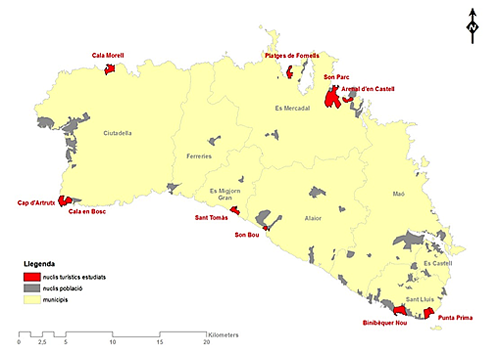 Projecte ASANT «Anàlisi sociambiental dels nuclis turístics de l’illa de Menorca»